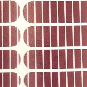 Jamberry Nail Wraps Bittersweet red and white stripe style